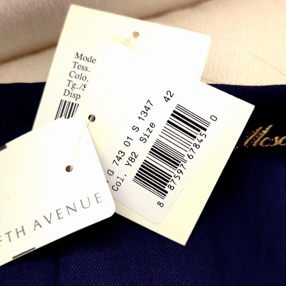 Moschino jeans ruffle skirt in navy - Picture 6 of 7